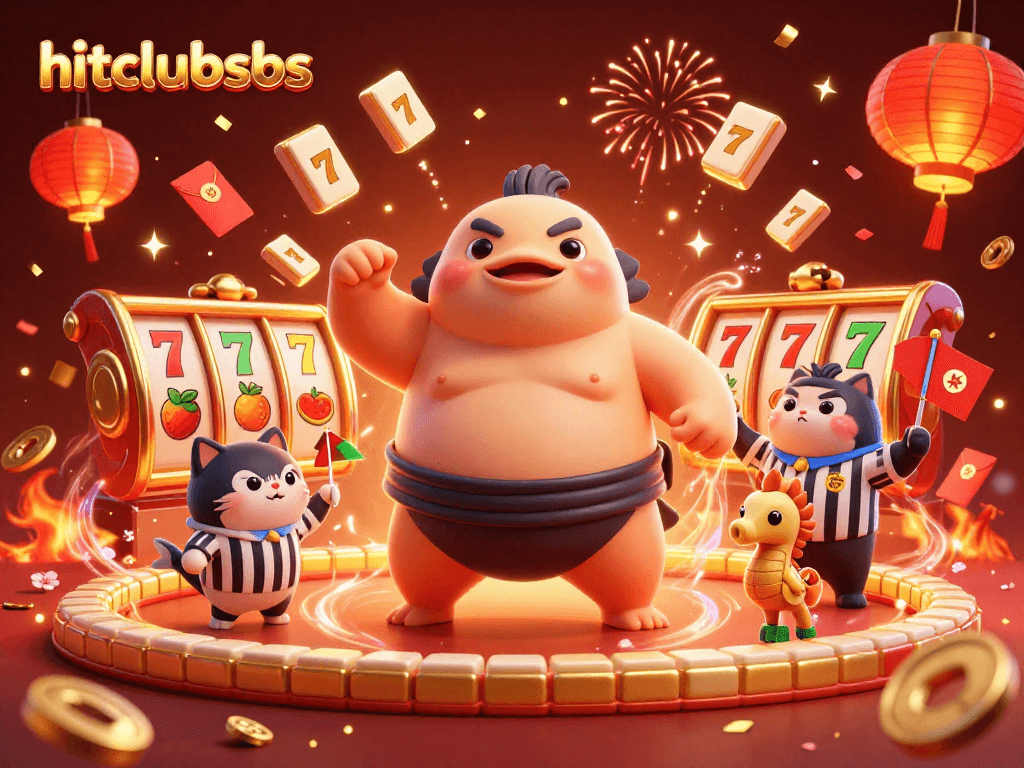 Experience the excitement of hitclubsbs with a vibrant underwater casino scene featuring a sumo-style fugu!