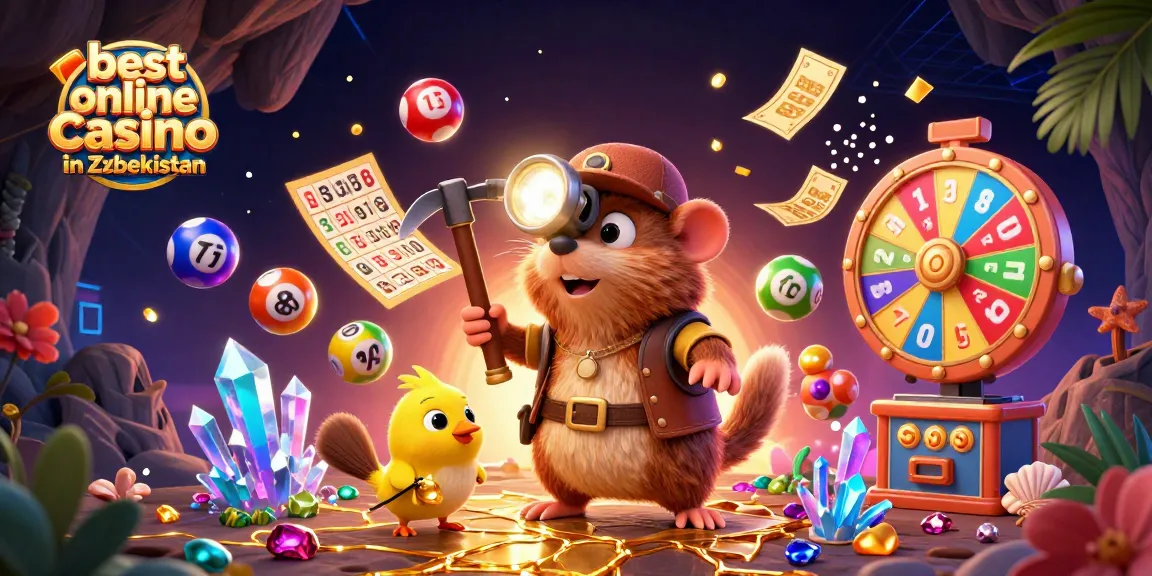 Experience thrilling games at the best online casino in Uzbekistan with vibrant lottery elements and interactive features.