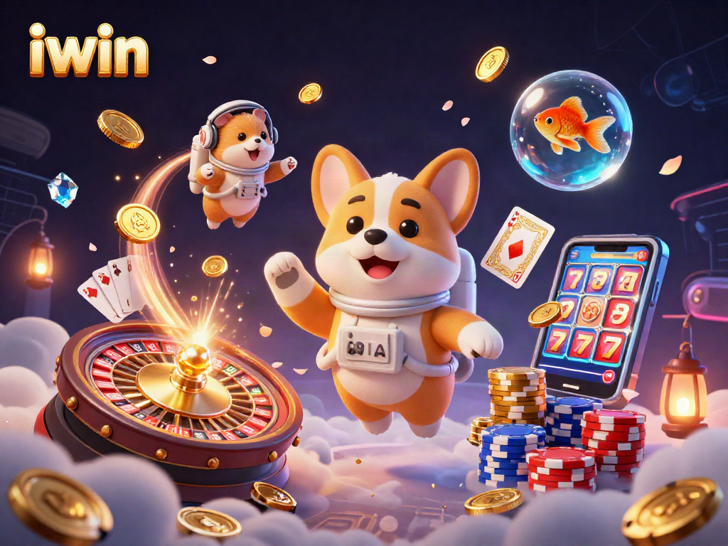 Join the fun at iwin casino with colorful coins, vibrant characters, and dynamic gaming elements!
