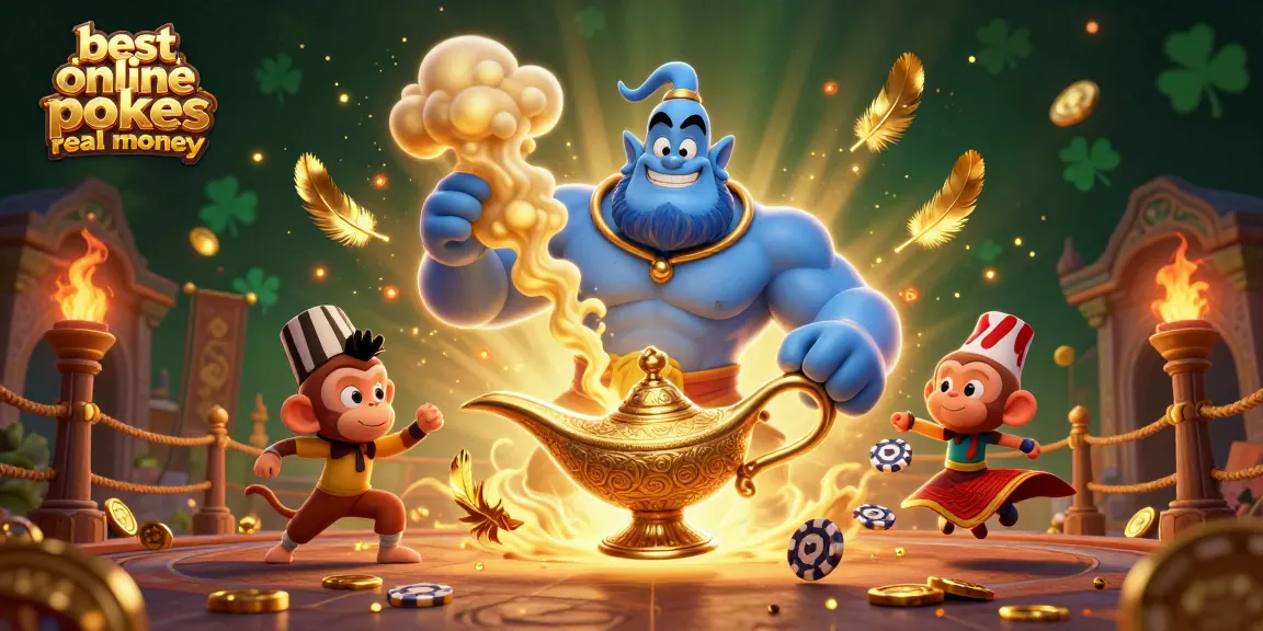 Experience the excitement of the best online pokies real money with this vibrant casino scene.