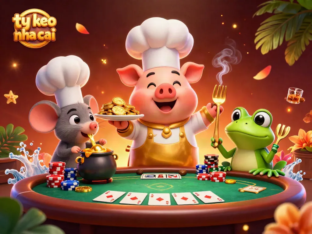 Engage with ty le keo nha cai while enjoying a vibrant 3D casino scene filled with action.