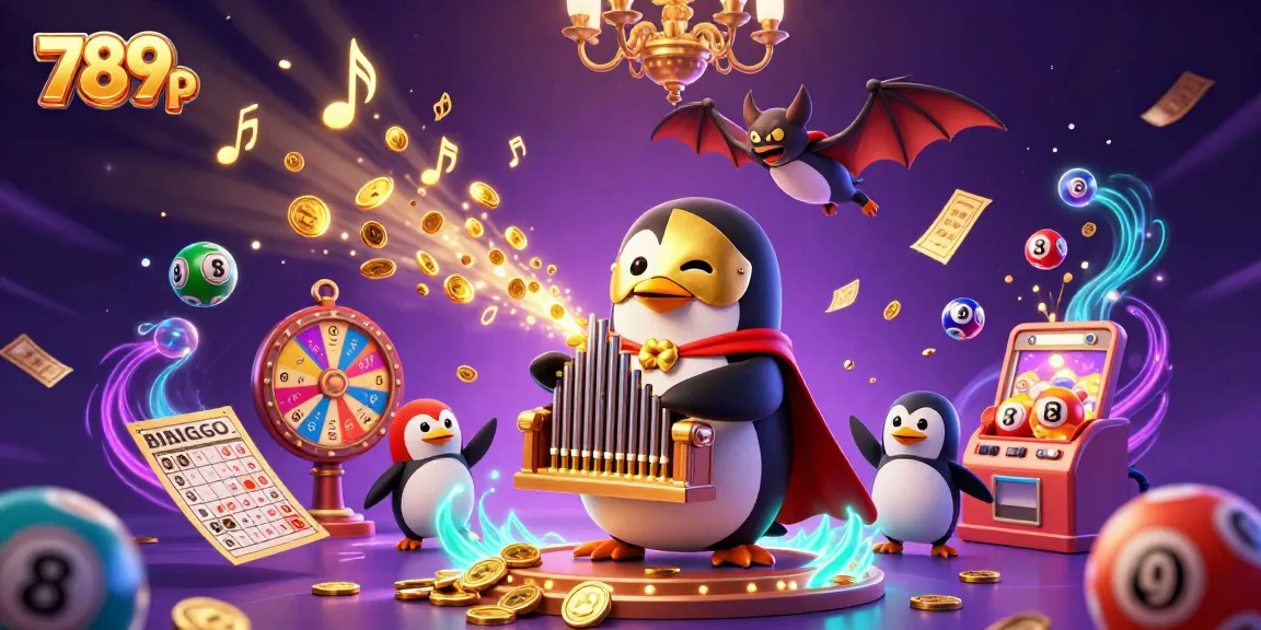Experience the excitement of 789p with dynamic gaming elements in a vibrant 3D casino scene.