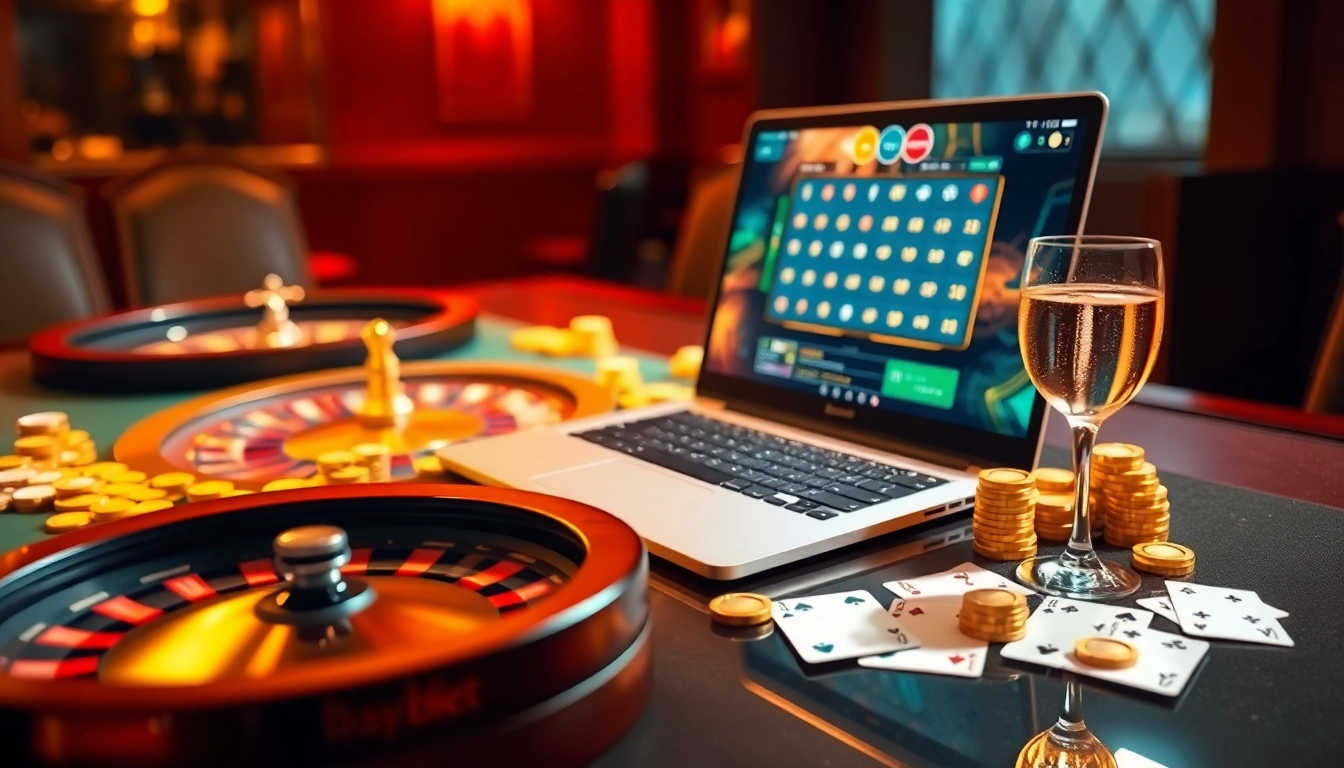 Experience the thrill of online gaming with link 8kbet, featuring sleek interface and luxurious casino elements.