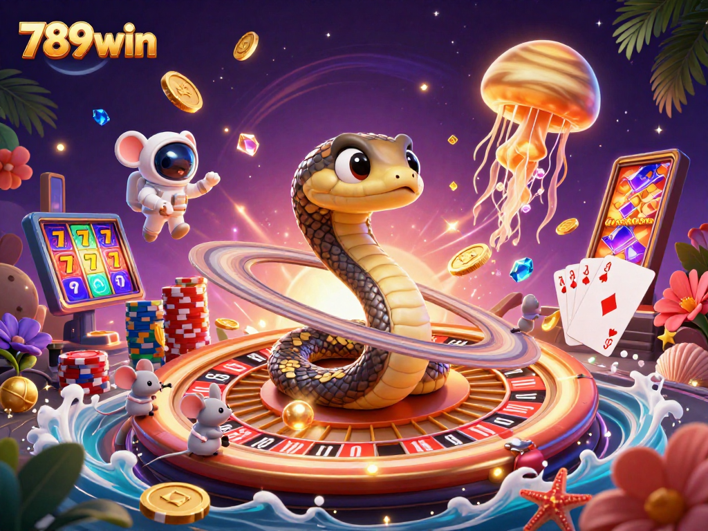 Experience thrilling betting adventures at 789win with vibrant cosmic casino elements.