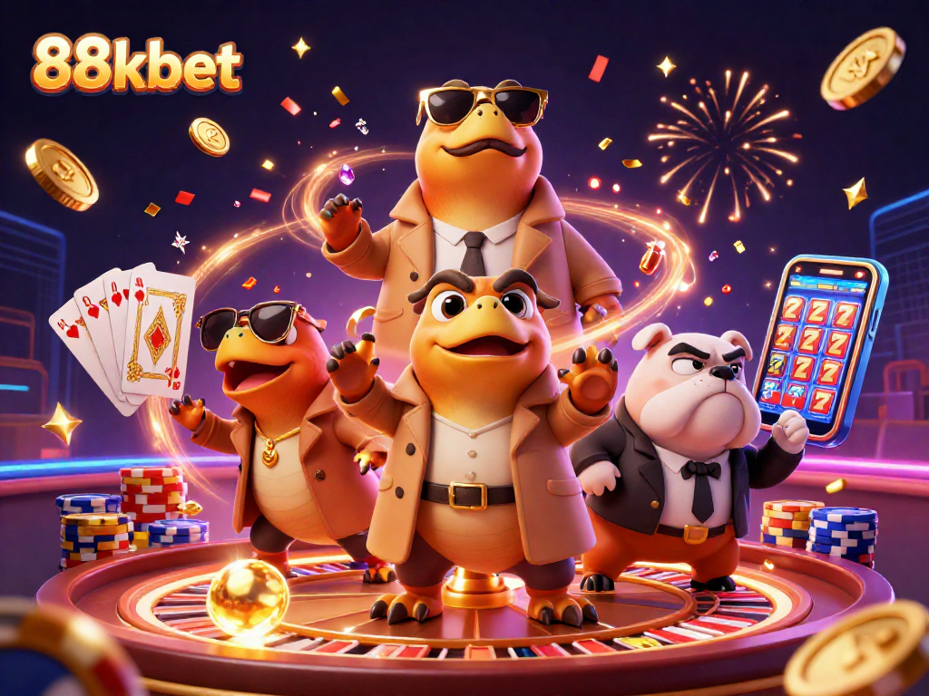 Experience thrilling casino excitement with 88kbet as cartoon raptors aim for VIP access!