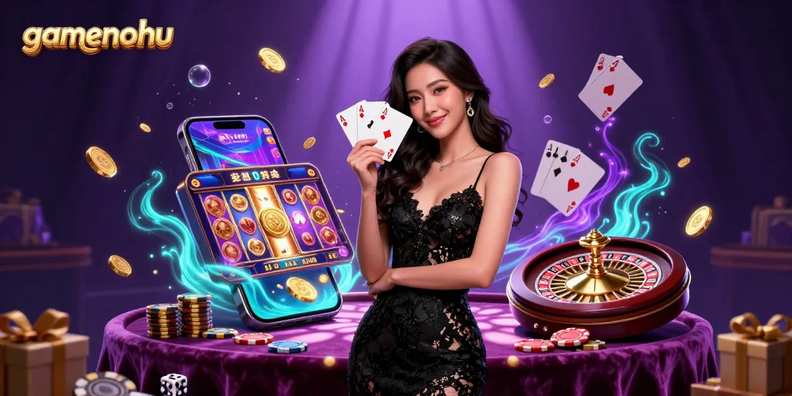 Experience thrilling gameplay at gamenohu with vibrant slot games and casino elements.