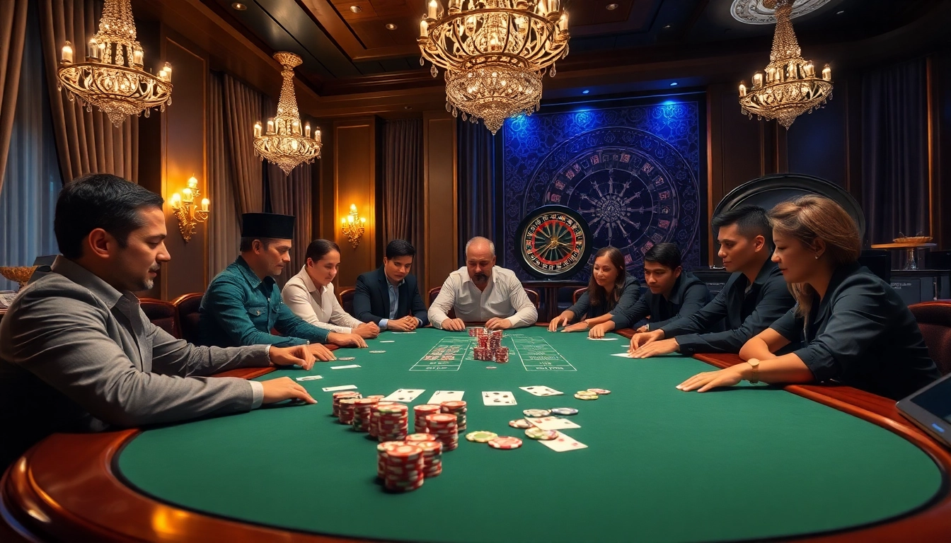 Experience thrilling gameplay at AU88 with vibrant poker chips and cards on a luxurious casino table.