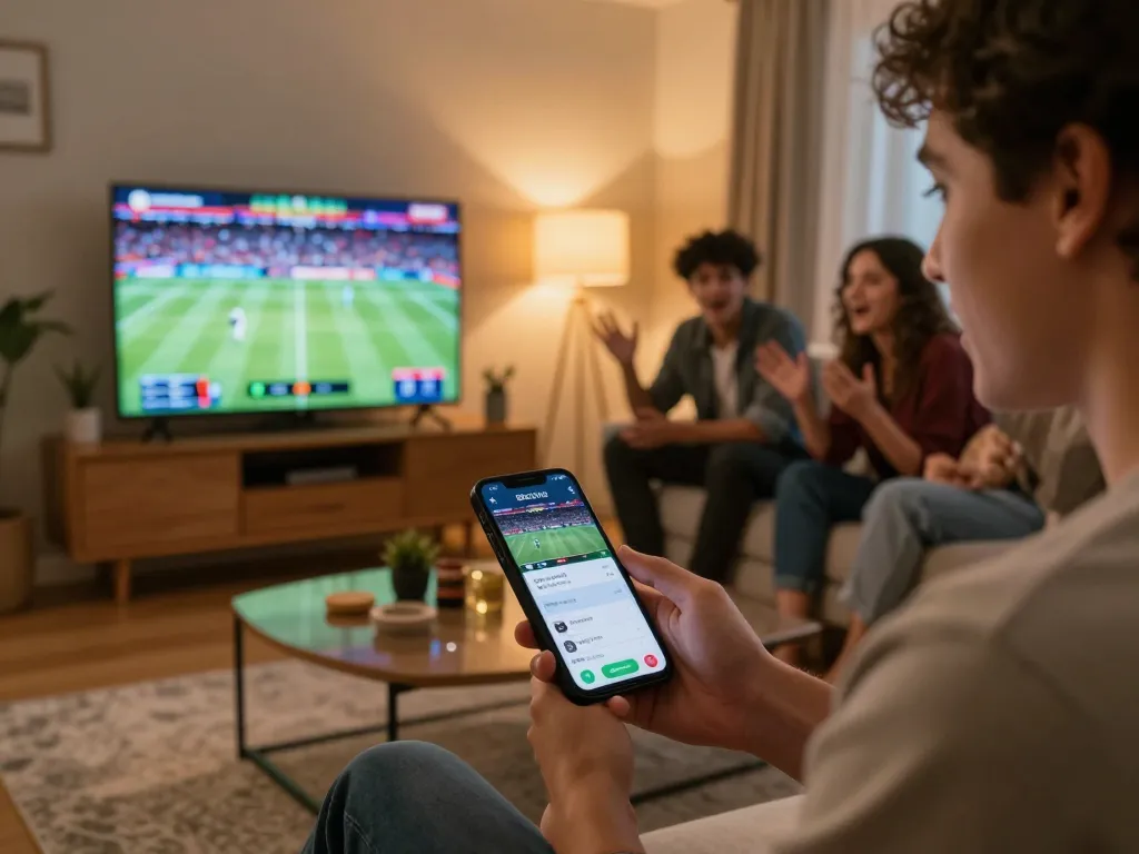 SOCOLIVE sports betting experience with friends using a mobile app for live betting
