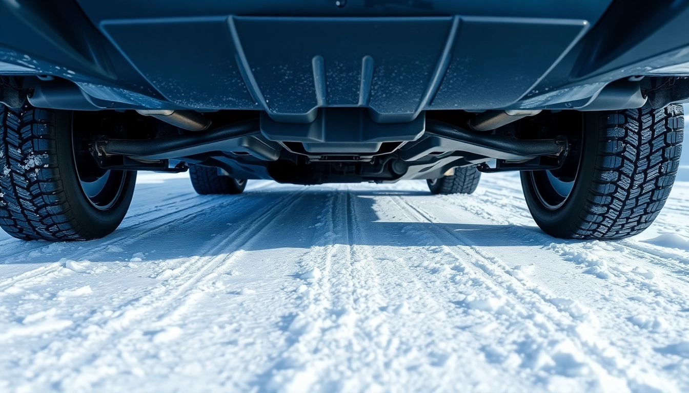 Achieving PPF winter road salt protection for vehicles demonstrated on a well-coated undercarriage.