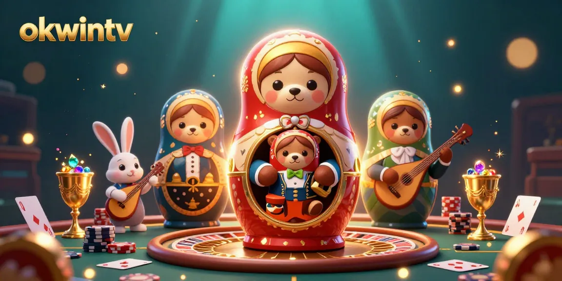 Experience the thrill of gambling with okwintv as cartoon bears play cards and race for riches.