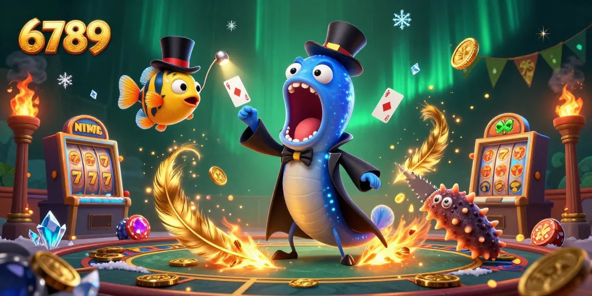 Engage with 6789's vibrant casino scene showcasing lively characters and dynamic gaming elements.