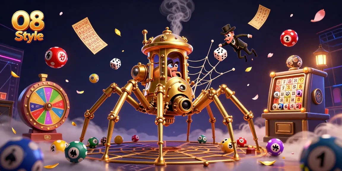 Experience thrilling gambling action with O8 Style in this vibrant casino-themed illustration.