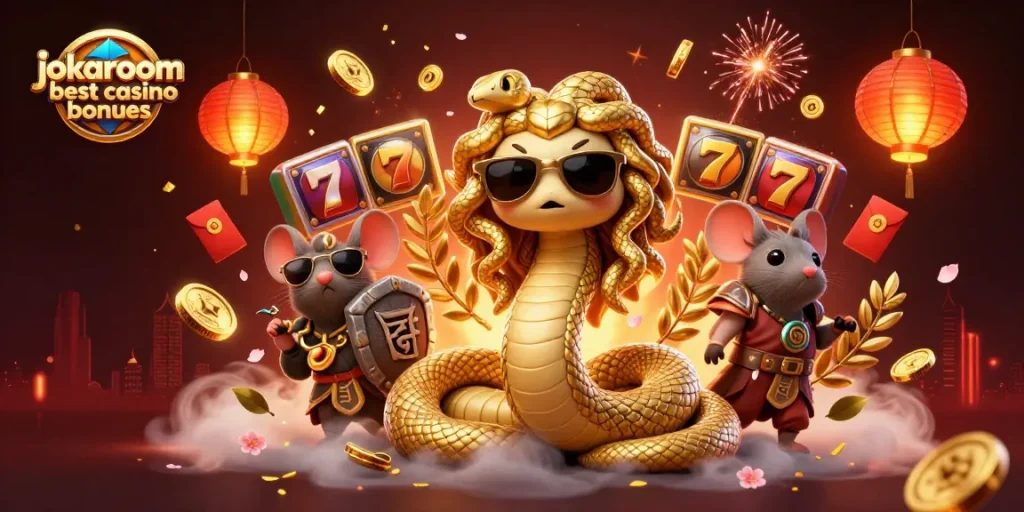 Experience the vibrant jokaroom best casino bonuses illustrated with dynamic gaming elements.