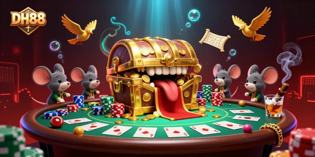 Experience the thrill of DH88 with dynamic poker scenes and captivating characters.